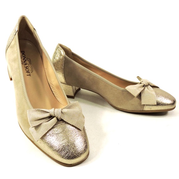 DONNA SOFT 🇮🇹 WOMEN'S BEIGE SUEDE COMFORT LOAFERS - Picture 2 of 8